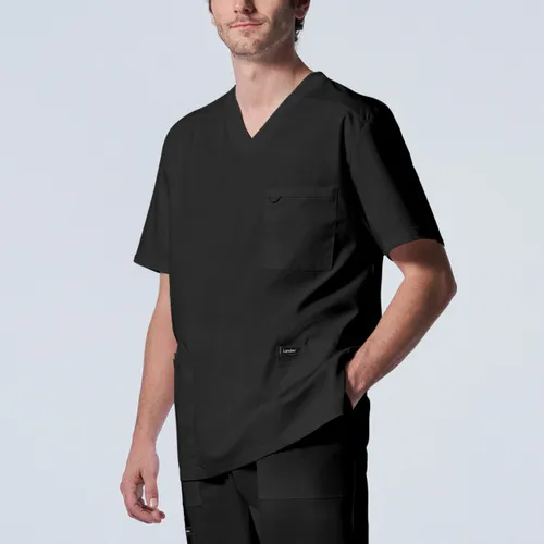 Landau Proflex Men's Medical Scrubs Shirt LT109. Embroidery is available on this item.