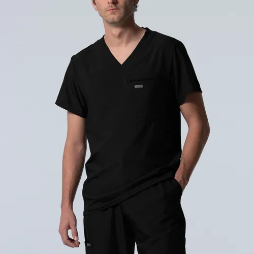 Landau Forward Men's Medical Scrubs Shirt LT111. Embroidery is available on this item.