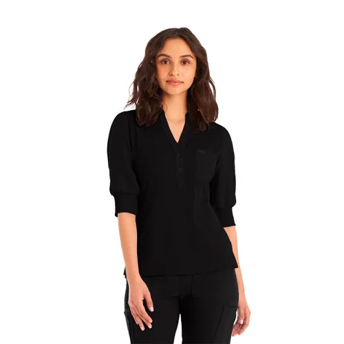 Landau Forward Women's Medical Scrubs Shirt LT114. Embroidery is available on this item.