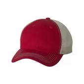 Sportsman Contrast-Stitch Mesh-Back Cap SPO-3100