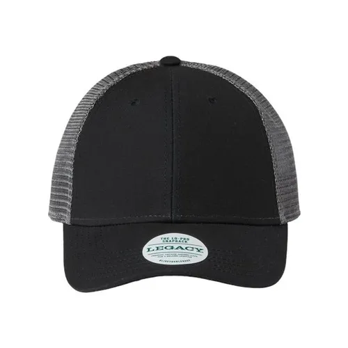 Legacy Lo-Pro Snapback Trucker Cap LEG-LPS. Embroidery is available on this item.