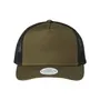 OLIVE SLUB/ BLACK