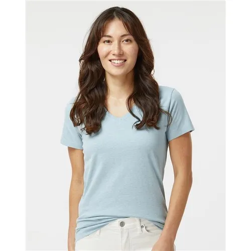 Kastlfel Women's Recycledsoft V-Neck T-Shirt KAS-2011