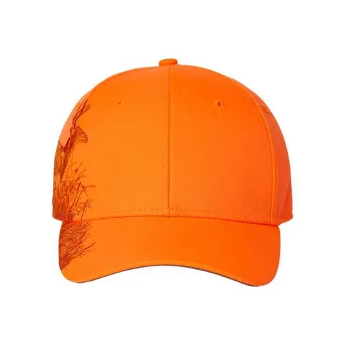 Dri Duck Running Buck Cap DRI-3301. Embroidery is available on this item.