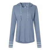 Mv Sport Women's Heathered Jersey Hooded Tunic MV-W19439