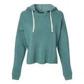 Mv Sport Women's Angel Fleece Crop Hooded Sweatshirt MV-W23101