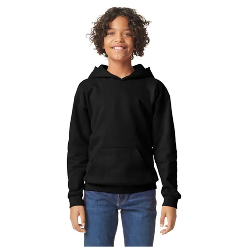 Gildan Youth Softstyle Midweight Fleece Hooded Sweatshirt SF500B. Decorated in seven days or less.