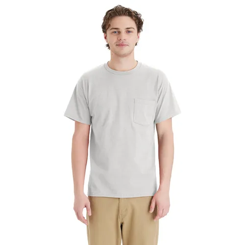 Hanes Unisex Essential Pocket T-Shirt 5290P. Printing is available for this item.