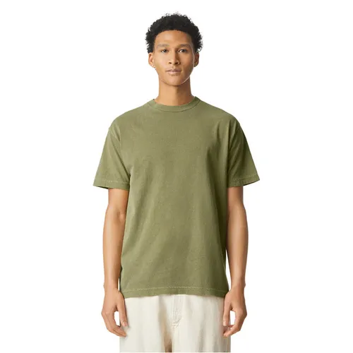 American Apparel Unisex Garment Dyed T-Shirt 1301GD. Printing is available for this item.