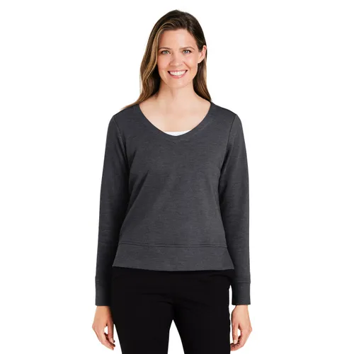 Devon & Jones New Classics Ladies' Charleston Pullover DG482W. Printing is available for this item.