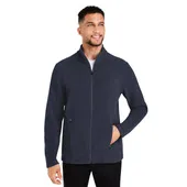 Devon & Jones Crownlux Performance Men's Fleece Full-Zip Jacket DG730