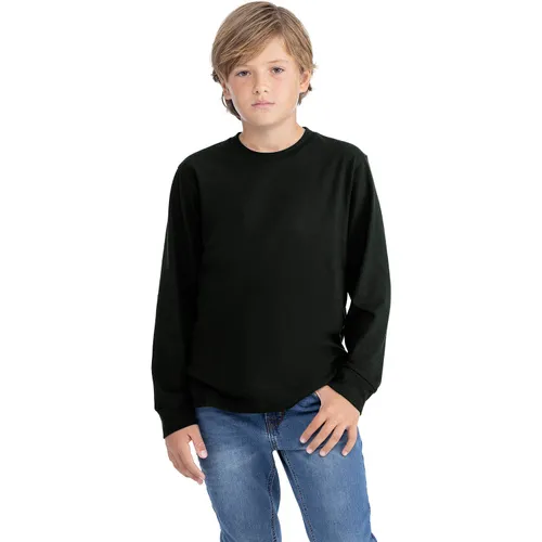 Next Level Apparel Youth Cotton Long Sleeve T-Shirt 3311NL. Printing is available for this item.