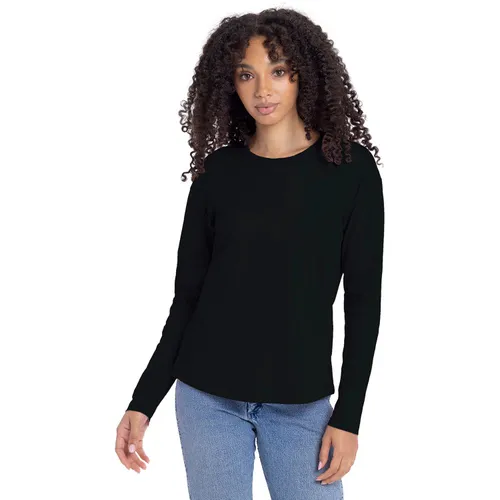 Next Level Apparel Ladies' Relaxed Long Sleeve T-Shirt 3911NL. Printing is available for this item.