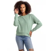 Next Level Apparel Ladies' Laguna Sueded Sweatshirt 9084