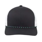 Pacific Headwear Trucker Snapback Braid Cap 104BR