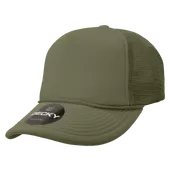 Decky 5 Panel High Profile Structured Foam Trucker Cap 211