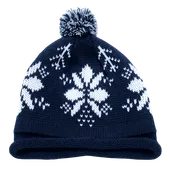 Decky Snowflake Roll Up Beaine W/Pom 611B