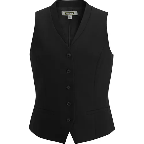 Edwards Ladies Ottoman Trim Vest 7398