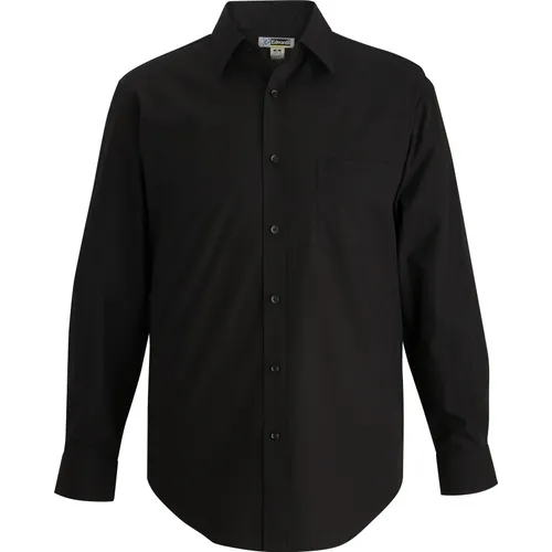 Edwards Mens Essential Broadcloth Long Sleeve Shirt 1354