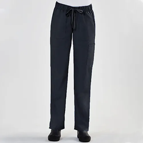 Blossom Signature Ladies Full Waist Band Cargo Scrub Pant 8100. Embroidery is available on this item.