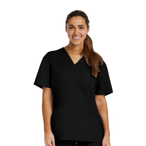 Matrix Basic Unisex Tuckable V-Neck Top 3500. Embroidery is available on this item.