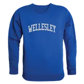 W Republic Wellesley College Blue Arch Crewneck 546-486