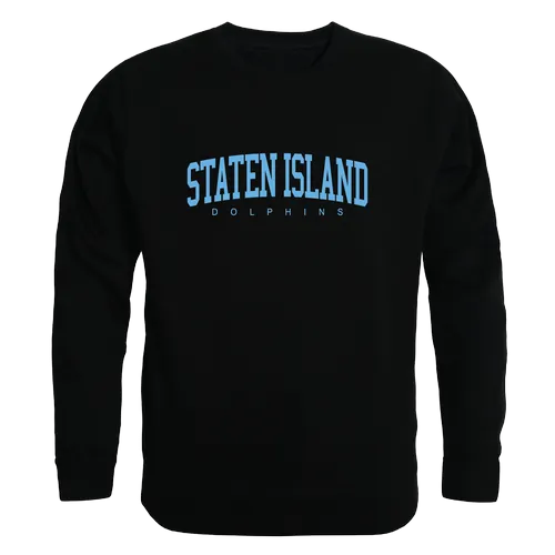 W Republic College Of Staten Island Dolphins Arch Crewneck 546-676