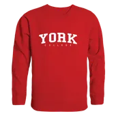 W Republic York College Cardinals Arch Crewneck 546-685