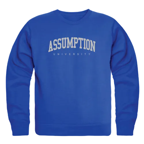 W Republic Assumption University Greyhounds Arch Crewneck 546-734