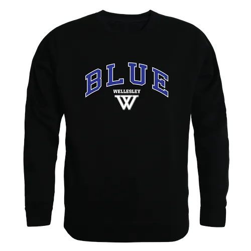 W Republic Wellesley College Blue Campus Crewneck 541-486