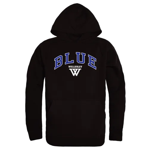 W Republic Wellesley College Blue Campus Hoodie 540-486. Decorated in seven days or less.