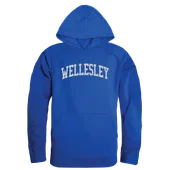 W Republic Wellesley College Blue College Hoodie 547-486