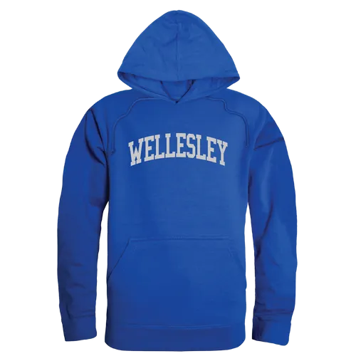 W Republic Wellesley College Blue College Hoodie 547-486. Decorated in seven days or less.