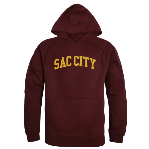 W Republic Sacramento City Panthers College Hoodie 547-578. Decorated in seven days or less.