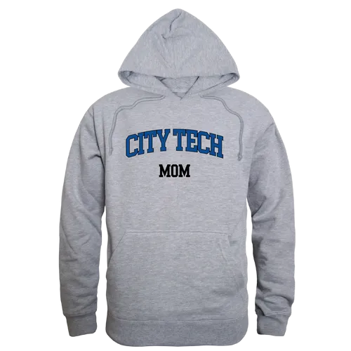 W Republic NY City Tech Yellow Jackets Mom Hoodie 565-664. Decorated in seven days or less.