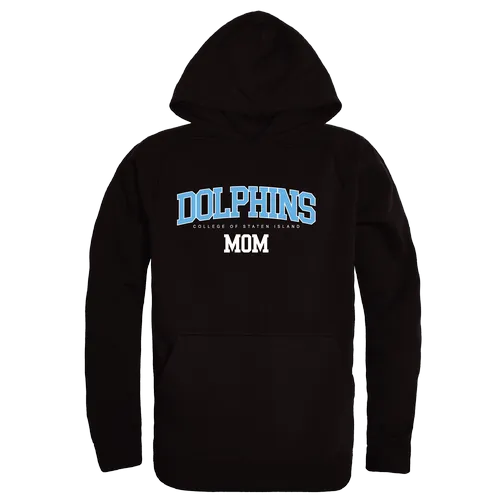 W Republic College Of Staten Island Dolphins Mom Hoodie 565-676. Decorated in seven days or less.