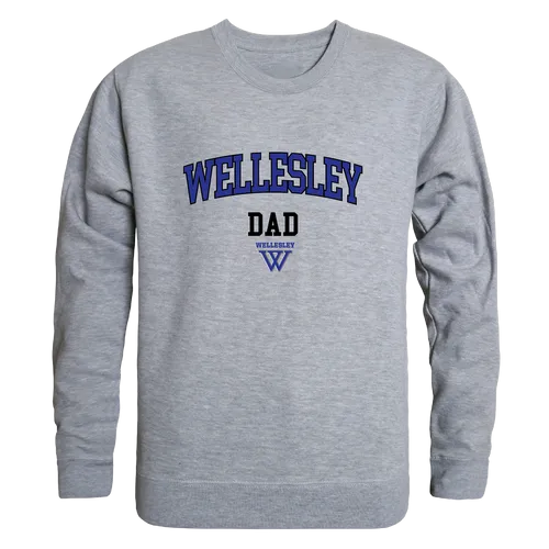 W Republic Wellesley College Blue Dad Crewneck 562-486