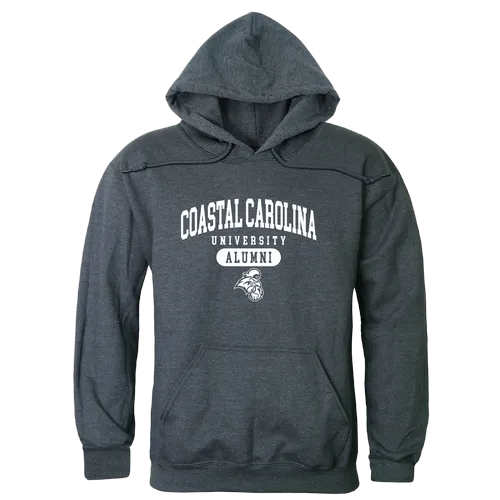 W Republic Coastal Carolina Chanticleers Alumni Hoodie 561-116. Decorated in seven days or less.