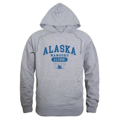 W Republic University Of Alaska Fairbanks Nanooks Alumni Hoodie 561-496. Decorated in seven days or less.