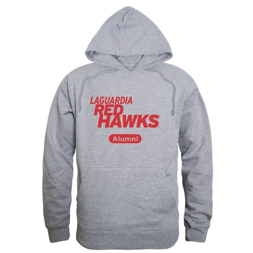 W Republic LaGuardia Red Hawks Alumni Hoodie 561-528. Decorated in seven days or less.