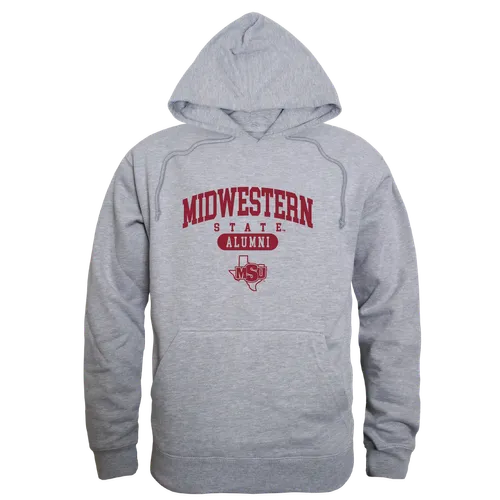 W Republic Midwestern State Mustangs Alumni Hoodie 561-543. Decorated in seven days or less.