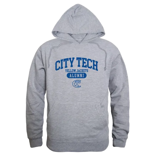 W Republic NY City Tech Yellow Jackets Alumni Hoodie 561-664. Decorated in seven days or less.