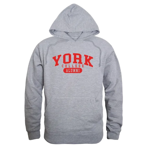 W Republic York College Cardinals Alumni Hoodie 561-685. Decorated in seven days or less.