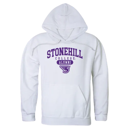 W Republic Stonehill College Skyhawks Alumni Hoodie 561-730. Decorated in seven days or less.