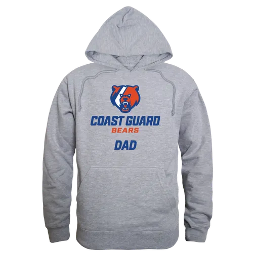 W Republic Coast Guard Academy Bears Dad Hoodie 563-394. Decorated in seven days or less.