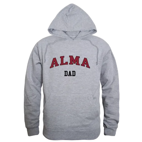 W Republic Alma College Scots Dad Hoodie 563-475. Decorated in seven days or less.