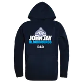 W Republic John Jay College Bloodhounds Dad Hoodie 563-656