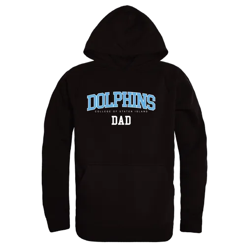 W Republic College Of Staten Island Dolphins Dad Hoodie 563-676. Decorated in seven days or less.