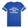 W Republic Presbyterian College Blue Hose Women's Property Football Tee 533-472