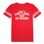 W Republic SUNY Cortland Red Dragons Women's Property Football Tee 533-712